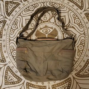 Gap army green cross bag